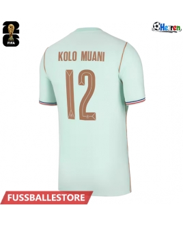 Günstige Frankreich Randal Kolo Muani #12 Auswärtstrikot WM 2026 Kurzarm